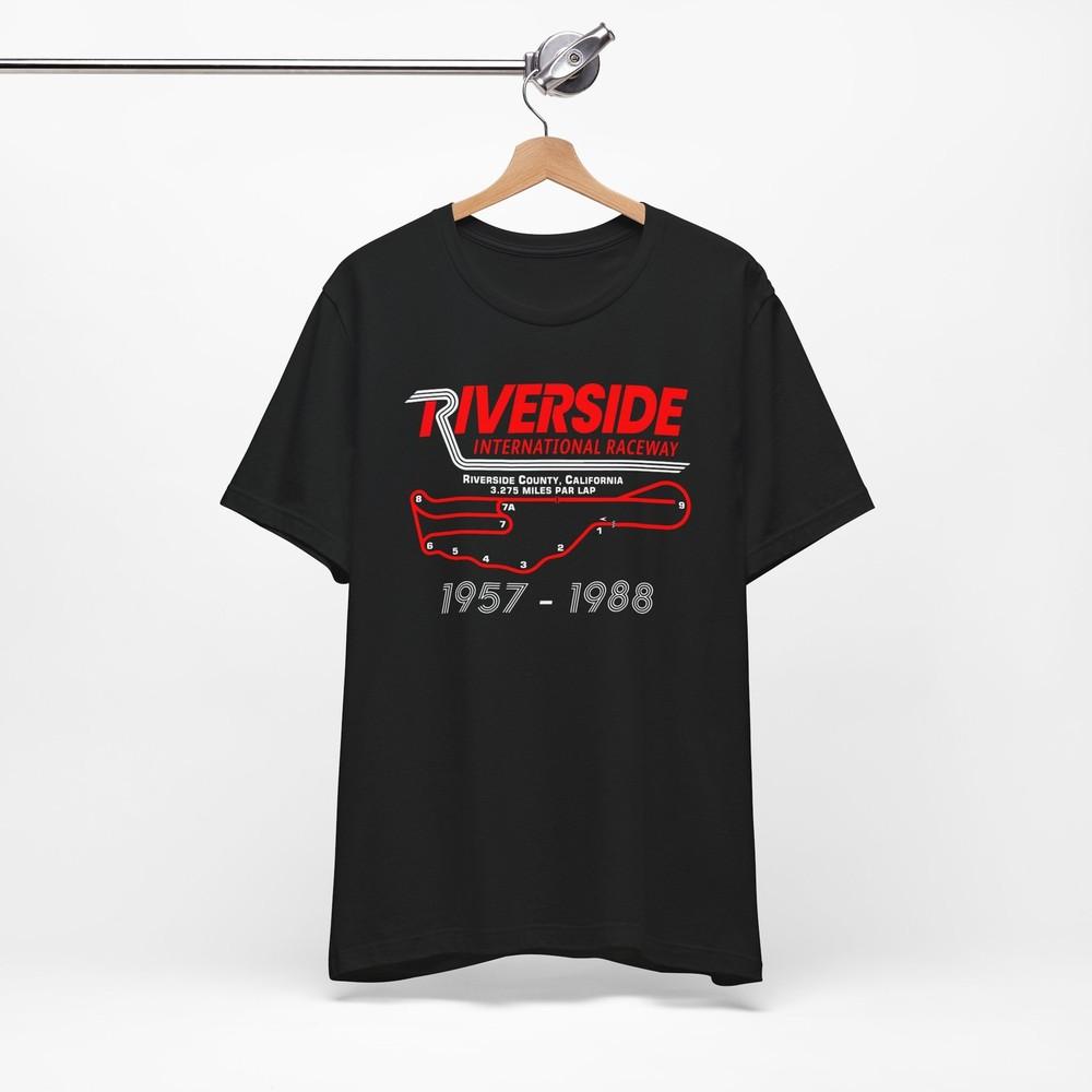 Футболка Riverside International Raceway, Несуществующий Калиф. Унисекс Футболка с принтом Наскар