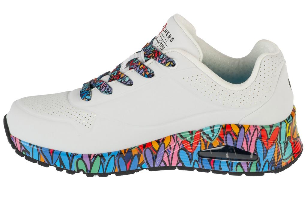 Skechers Уно - Разоренная любовь, Женские белые кроссовки