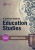 Книга A Concise Guide To Education Studies