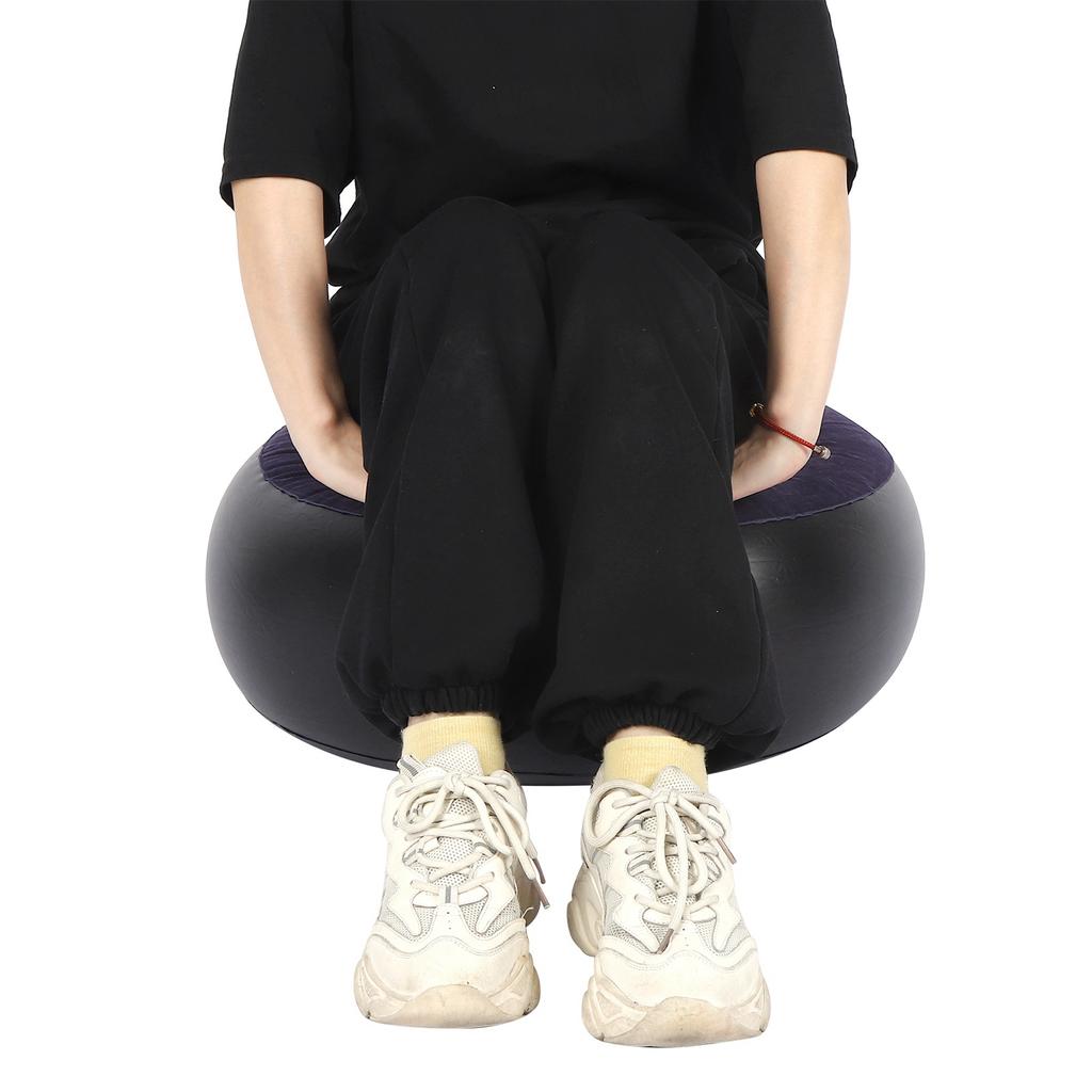 Портативный Открытый Кемпинг Стул Надувной Флокированный Табурет Подставка для ног для Домашнего Офиса Путешествия