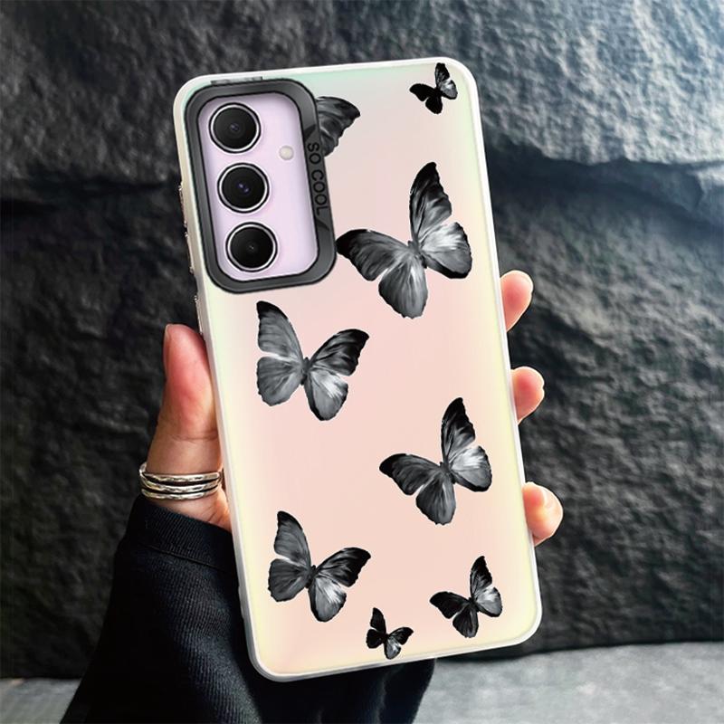 Чехол для телефона Samsung S24 Ultra S23 Plus S22 S21 S20 FE A55 A54 A53 A35 A34 A32 A25 A24 A15 A14 A13 5G противоударный бампер градиентный чехол Aurora