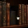 European Style Metal Bookend Library Lantern, Decorative Bookshelf Lighting, Witch Hat Lamp for Reading Nook, Vintage Iron Multifunctional Light with