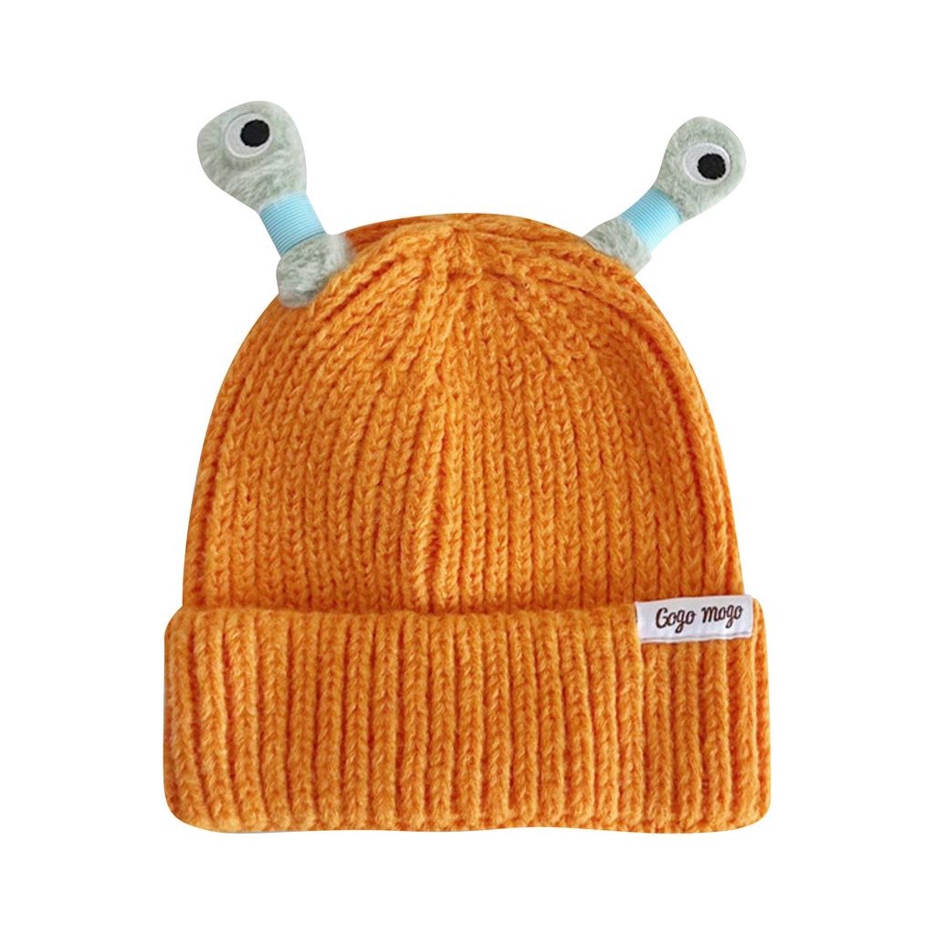 1 шт., милая детская вязаная шапка с забавными мигающими эластичными щупальцами для мальчиков и девочек, 1 шт., осень-зима