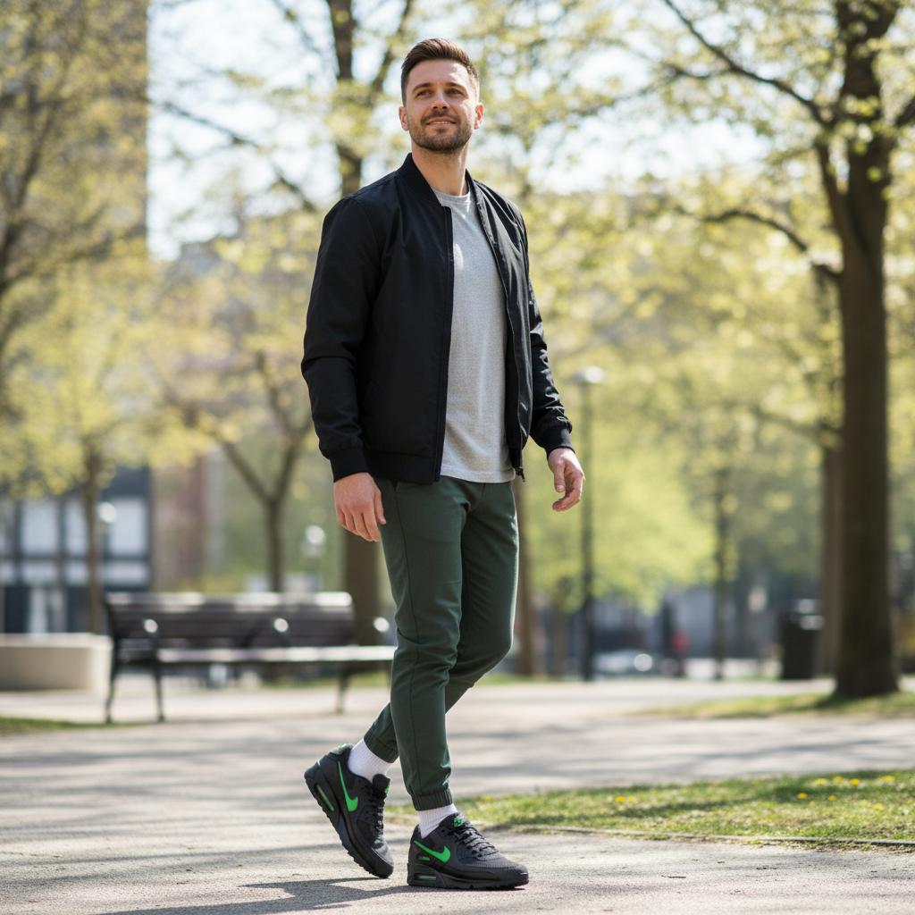 Nike Air Max 90 'Black Green Strike' DM0029-015