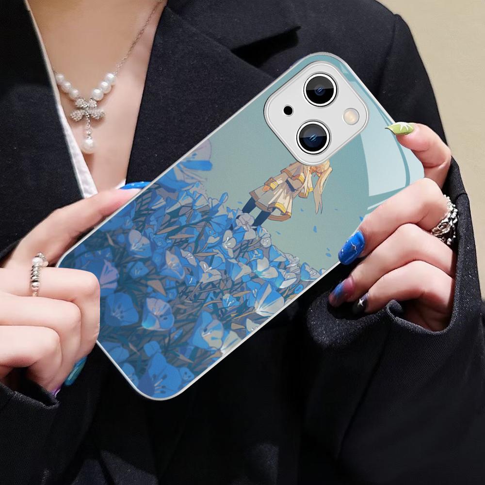 Горячий японский аниме-комикс Фрирен Чехол для телефона Для IPhone 14 13 12 Mini 11 Pro XS Max X XR 14 Plus Закаленное стекло