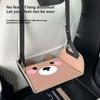 Universal Bear Car Travel Rest Foot Mat Portable Auto Backseat Suspension Hammock Foot Tool Car Travel Seat Foot Support Adjust