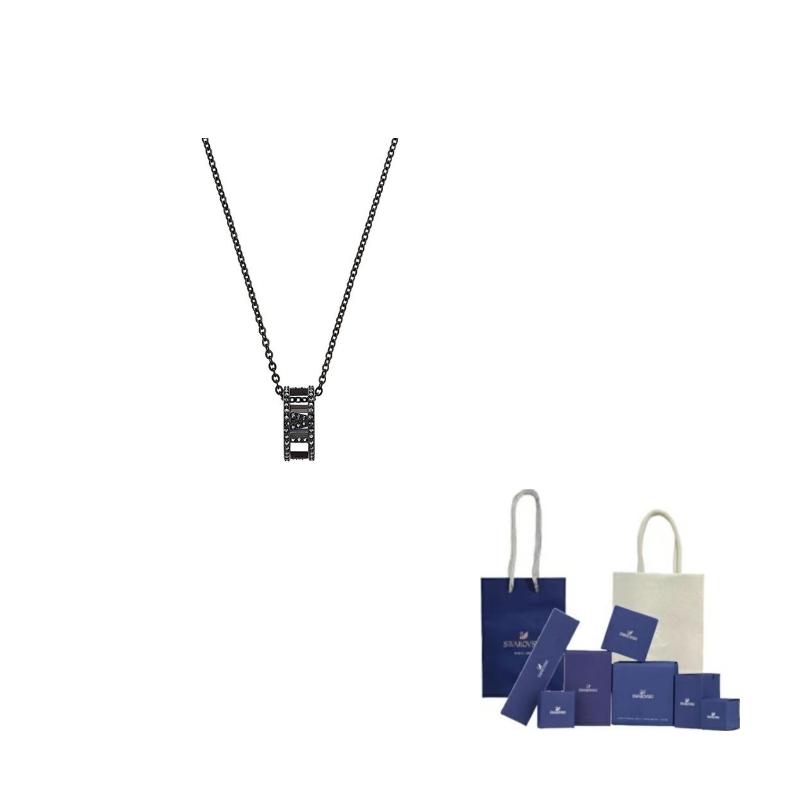 Swarovski Мой Герой PVD Электроосажденные Ожерелья Мужские Черные