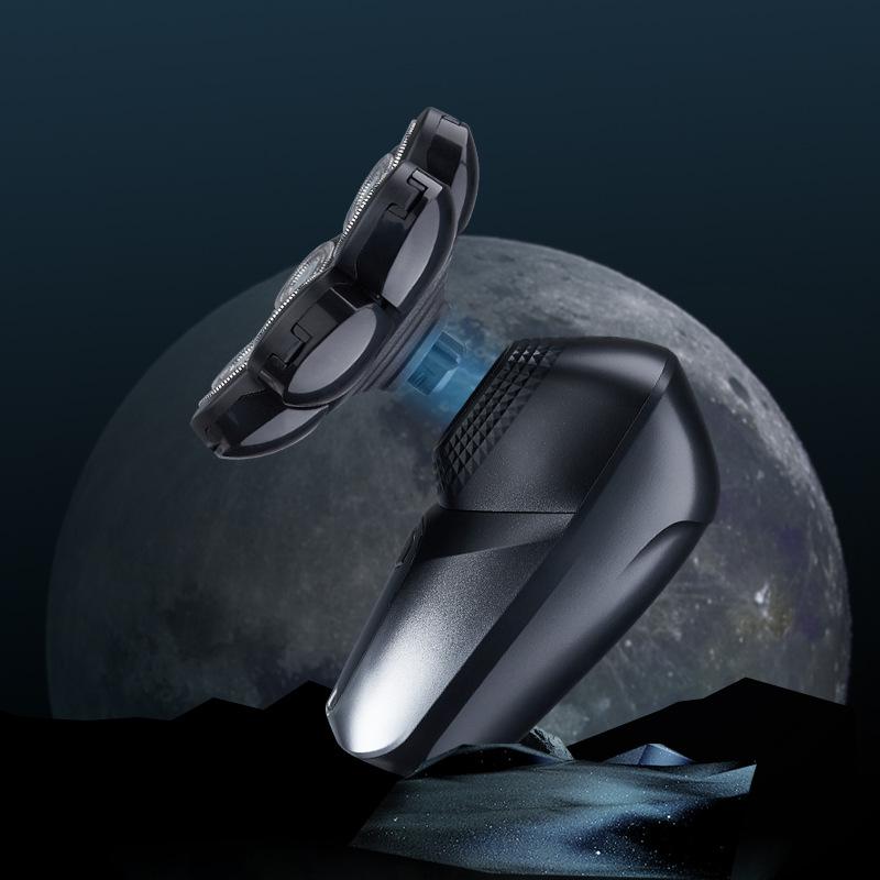 6-в-1 электрическая бритва для лысых мужчин, плавающая бритва с 7 лезвиями, триммер для волос, зарядка через USB, светодиодный дисплей, водонепроницаемые бритвы для бороды