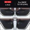 Для BMW X3 III G01 2017-2025 Автомобильные накладки на двери от пинков Кожаная защита салона Антигрязевые наклейки Коврики Автоаксессуары для декора