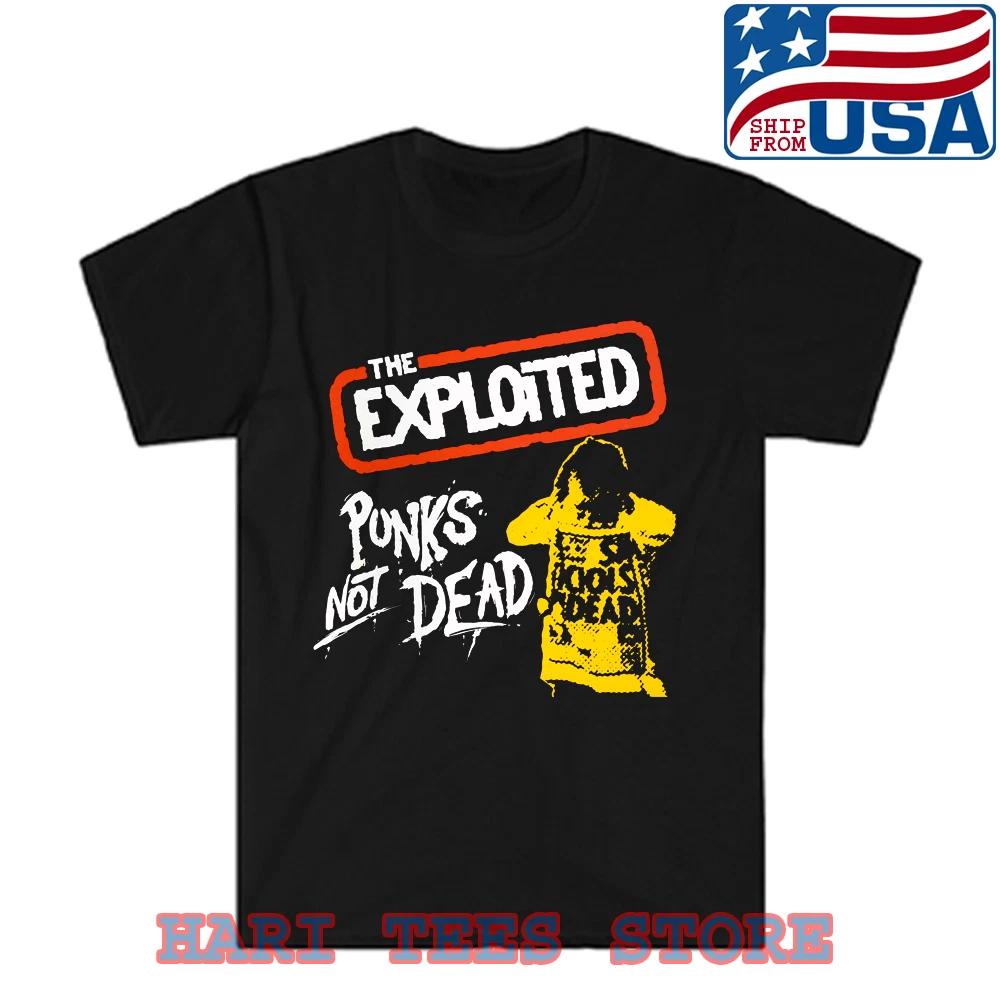 The Exploited Punks Not Dead Мужская Черная Размер от S до 5XL