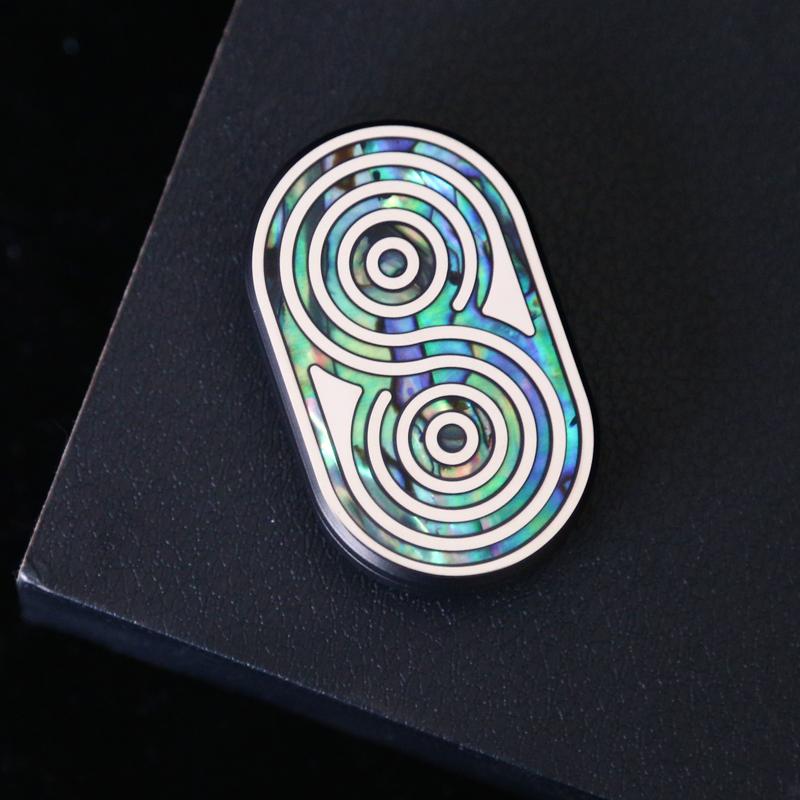 Mechanical Fritillary Material Fidget Slider ADHD Metal EDC Fidget Toys Office Desk Toys Anxiety Stress Relief Toys Adult Gift