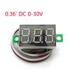 Мини ЖК-дисплей 0,36 дюйма Вольтметр Амперметр Вольтметр Амперметр Цифровой Постоянный ток 2,5-30 В Светодиодный Мини Цифровой Вольтметр Амперметр