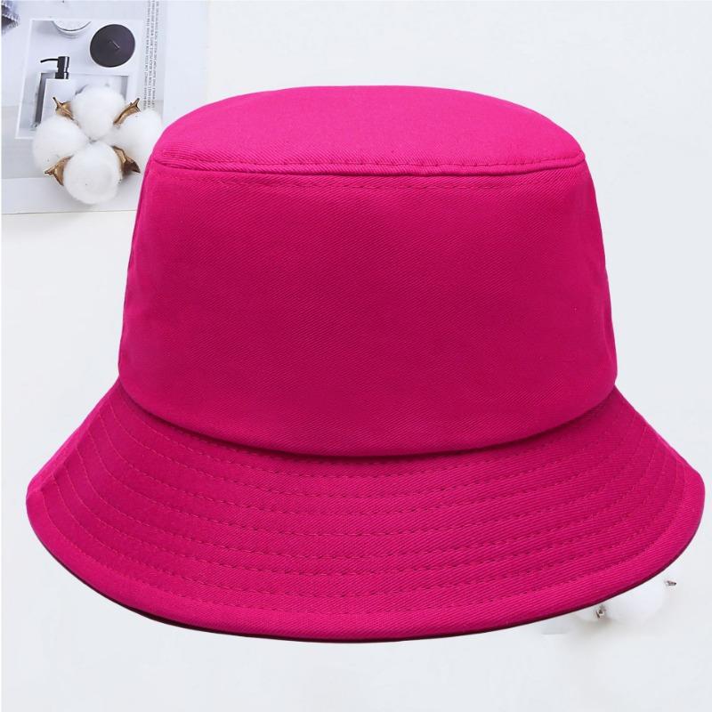 Cotton Fisherman Hat Summer Basin Hat Outdoor Sunshade Girls Sun Protection Sun Hat Printing Embroidery Men