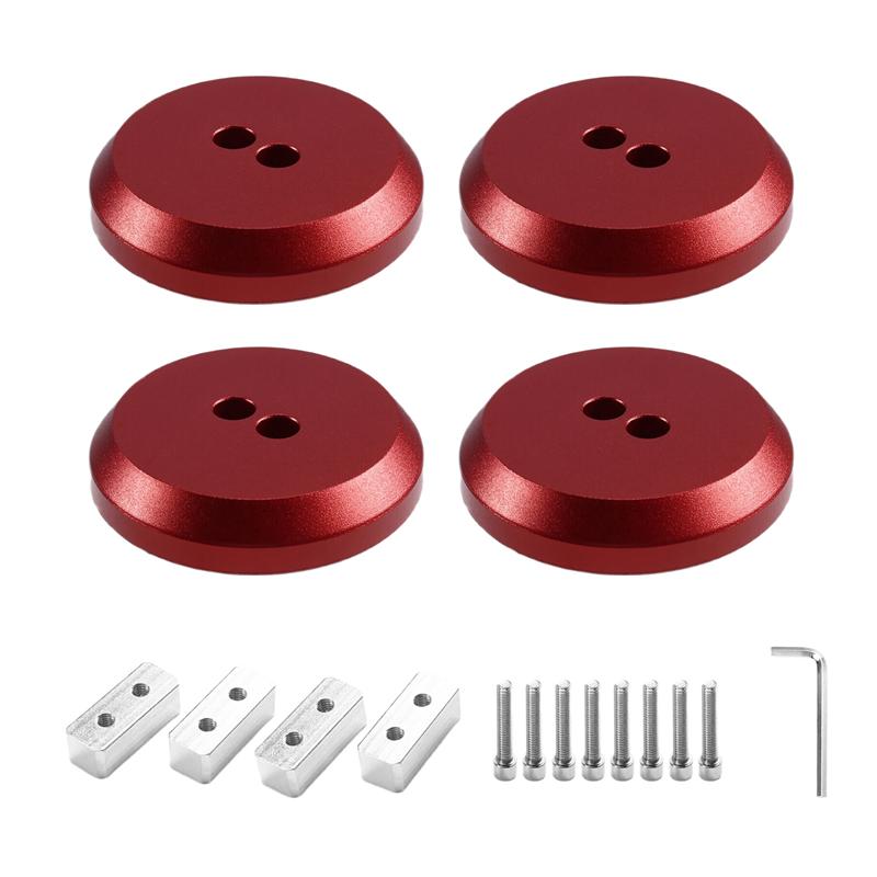 Jack Pad Aluminum Lifting Pucks Floor Jack Adapter For Corvette C5 C6 C7 C8 944 964 993 996 997 911 Red