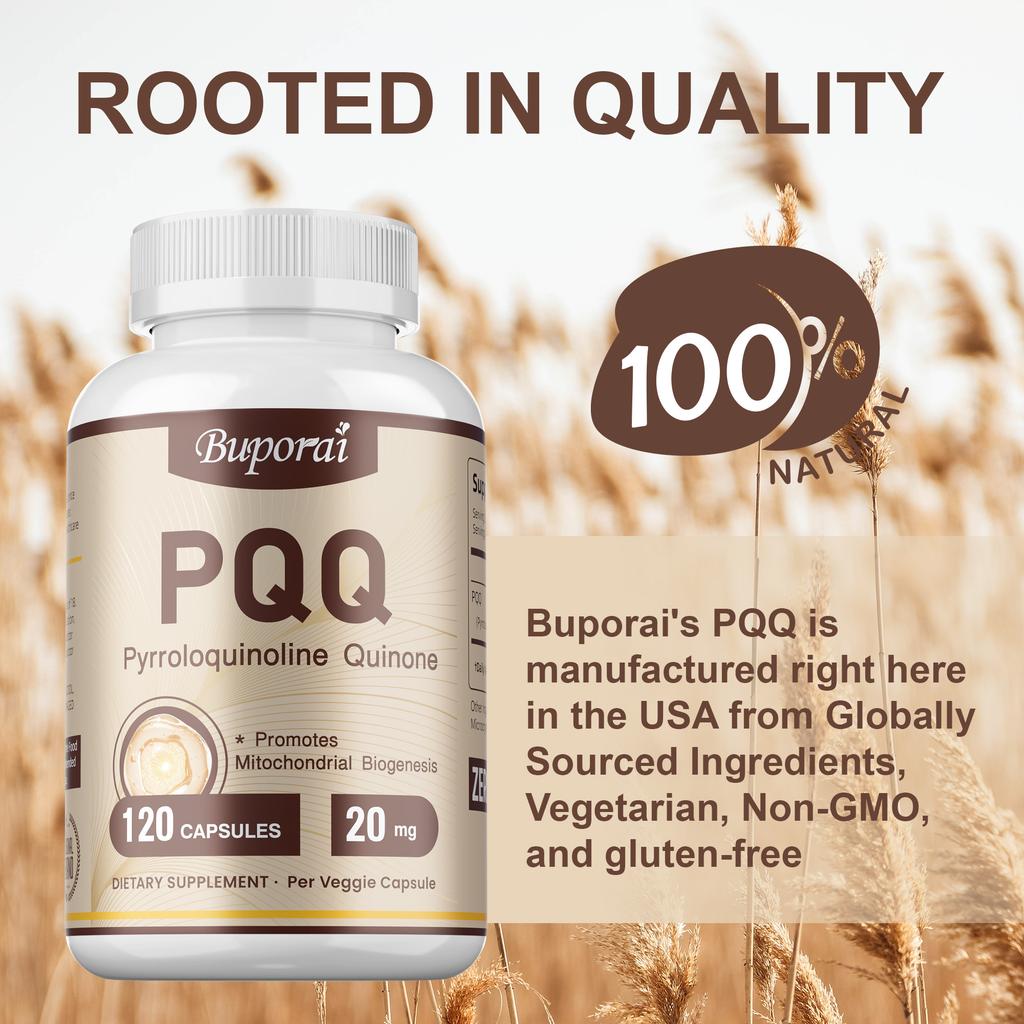Buporai Высокочистый PQQ-добавка 20 мг - Энергия и Здоровье Сна