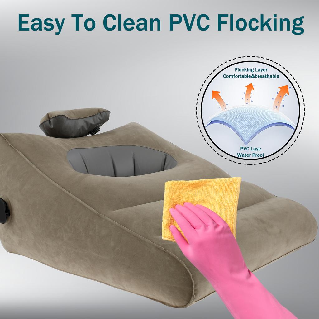 Дорожная надувная подушка на танкетке, подставка для ног, подушка-подъемник, подушка для поясницы, подушка для йоги, многофункциональная подушка для поддержки тела, воздушная подушка, новинка