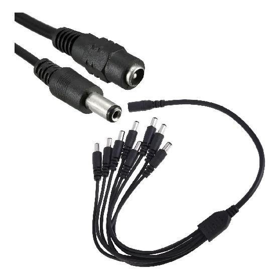 Octopus Splitter For 8 Camera Kit From 1 To 8 Cctv