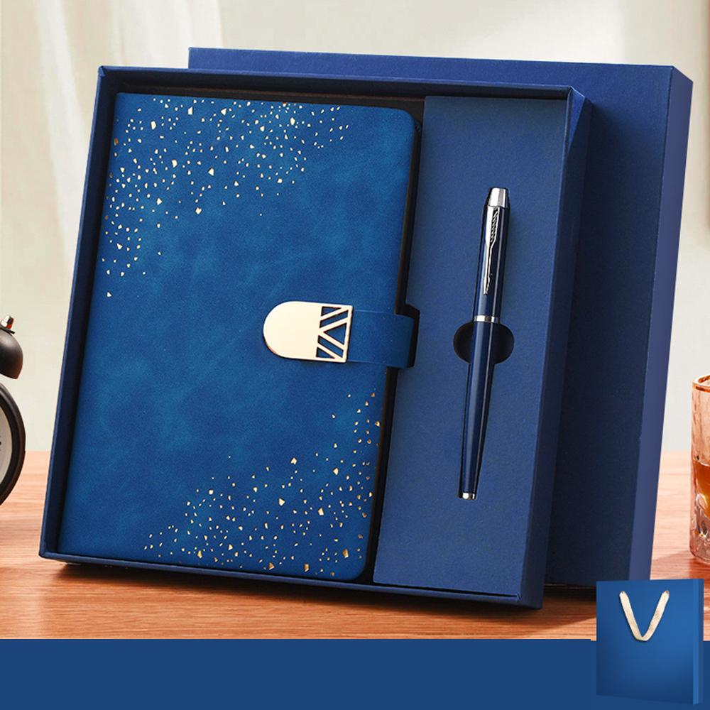 (Логотип можно выгравировать) Деловой блокнот А5 со звездным небом, предметная тетрадь, кожаный блокнот, дневник с пряжкой