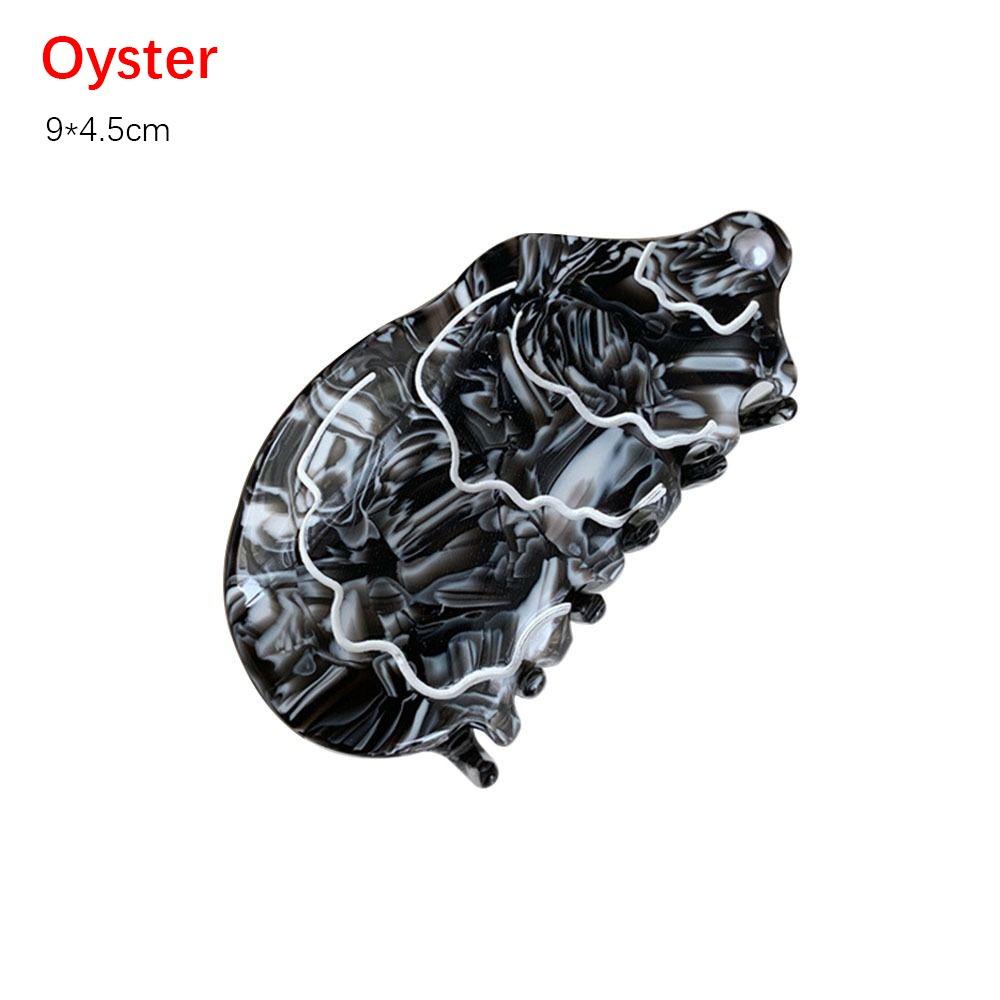 Ацетатный захват для волос серии «Морская биология» Индивидуальный захват для волос из акульего волоса Коготь для путешествий