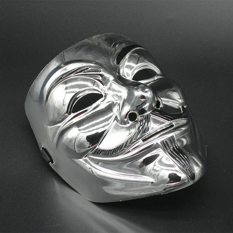 Модная маска Гая Фокса V значит Вендетта Аноним Хэллоуин Костюмы Косплей