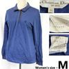Женская рубашка поло с длинным рукавом Christian SPORTS M светло-голубая для гольфа(ИСПОЛЬЗОВАЛ)