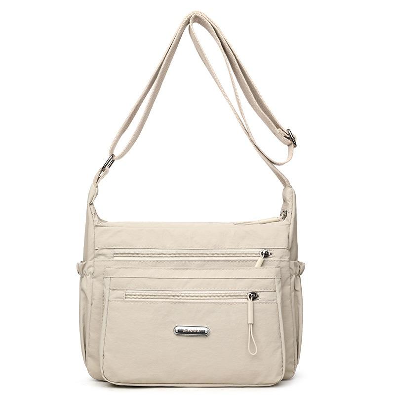 Fashion All-in-one Large Capacity Shoulder Bag Women's Casual Lightweight Nylon Fabric Bag Simple Trend Crossbody Bag