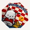 Pochacco,Sanrio Automatic Folding Umbrella-Simple 8-Rib Design, Bright Cartoon Pattern, Durable Iron Frame, Suitable For Travel, Outdoor, Be