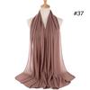 Muslim Hijab Women Lady Plain Bubble Chiffon Scarf Hijab Wrap Shawls Headband