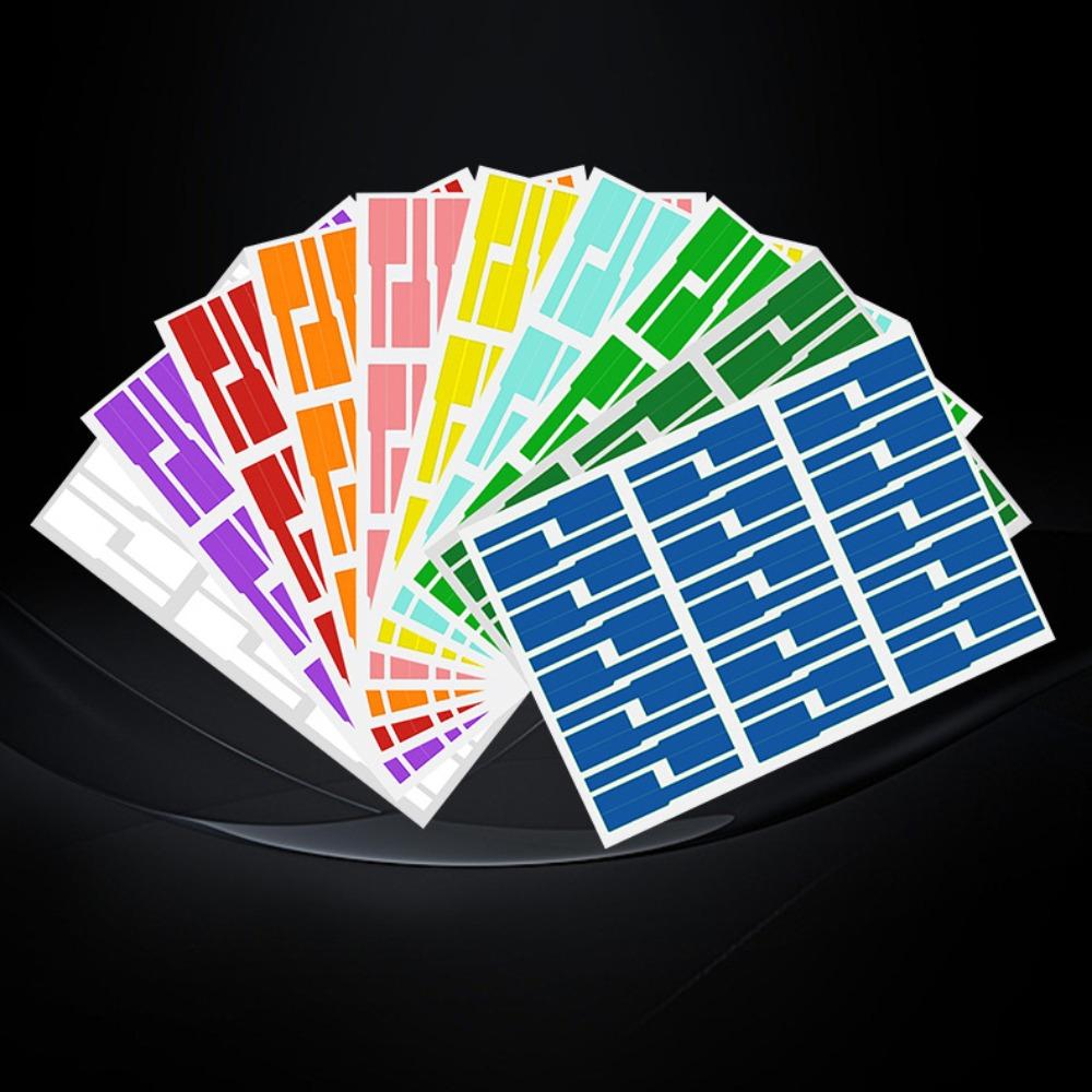 Cord Tags A4 Self-Adhesive Label Cable Tags Cable Label Self Adhesive Waterproof Network Wire Sticker A4 Waterproof