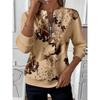 Women's Pullover Sweatshirt Zip Up Sweatshirts Floral Graphic Abstract Fashion Casual Long Sleeve Crew Neck Regular