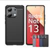 Чехол-накладка для Redmi Note 13 4G Xiaomi Redmi Note 13 Pro Plus 5G Capas Противоударный Мягкий ТПУ из углеволокна Fundas Redmi Note 13 Pro