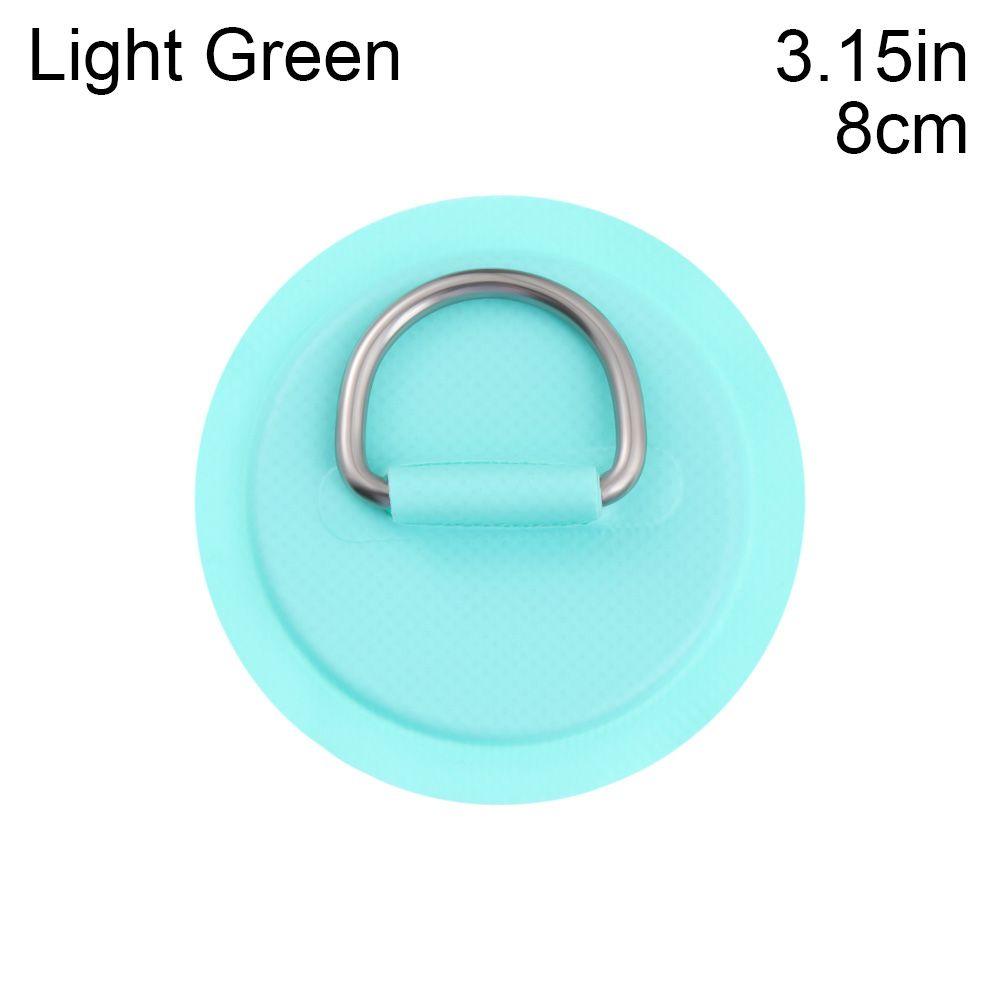 Pad Stainless Steel Raft Dinghy D Ring Pad/Patch Kayak Surfboard SUP Tie Down Inflatable Boat Patch