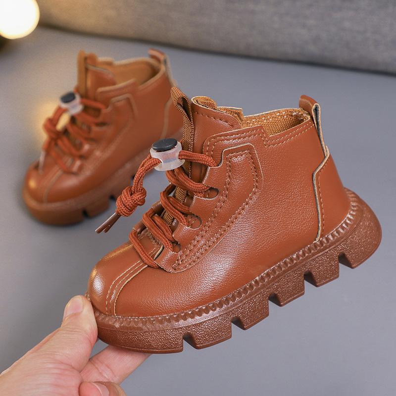 Детские ботинки мартинс осень новые ботильоны для девочек противоскользящие ботинки для девочек модные детские ботинки универсальная обувь для девочек botas para niña