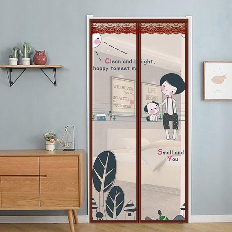 Летняя магнитная сетка против комаров, насекомых, мух, насекомых, занавеска с автоматическим закрытием, дверная ширма, кухонная занавеска, Прямая доставка