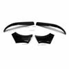 For Toyota Harrier Venza -2024 ABS Chrome  Car Rearview Mirror Protector Vehicle Anti-collision Strip Car Accessories