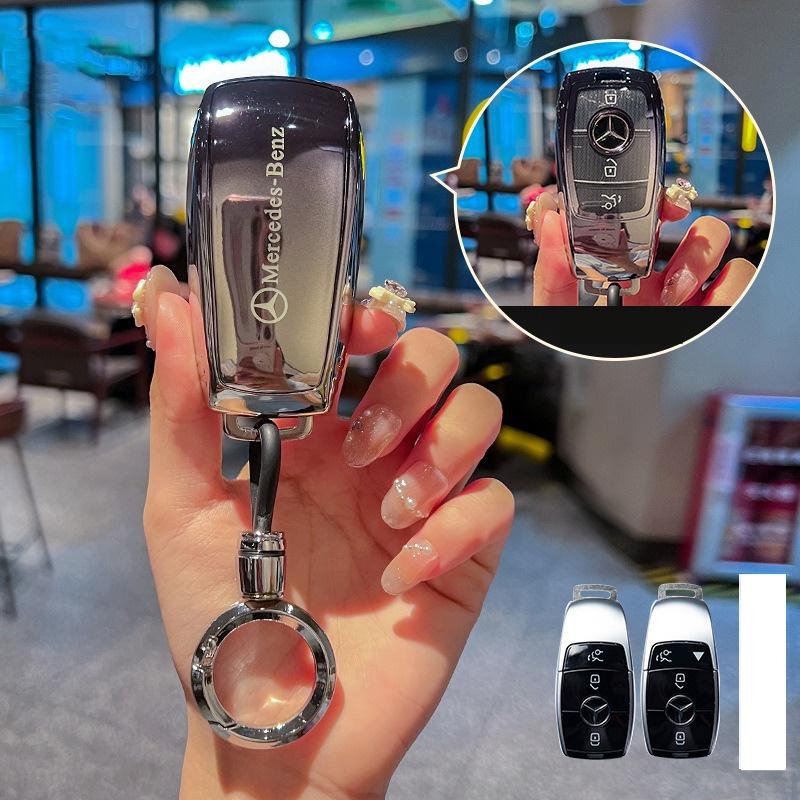 Car Remote Key Case Shell For Mercedes Benz C E S Class W223 W206 C260 S450 S500 CLA W177 C180L E260L W205 W213 W222 AMG CLA220