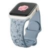 Ремешок для Apple watch band 45мм 44мм 42мм 40мм 41мм 49мм 38мм Браслет с цветочным гравированным узором correa iWatch Series 8 7 6 9 SE ultra 5 4