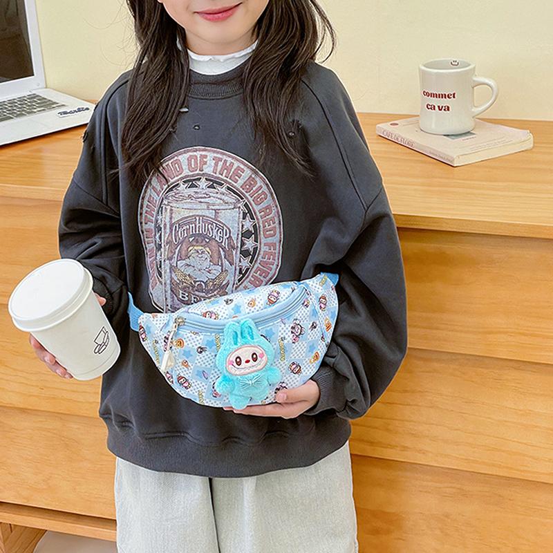 Kawaii сумка через плечо детская нагрудная сумка мультяшный милый рюкзак повседневный дорожный кошелек поясная сумка подарок