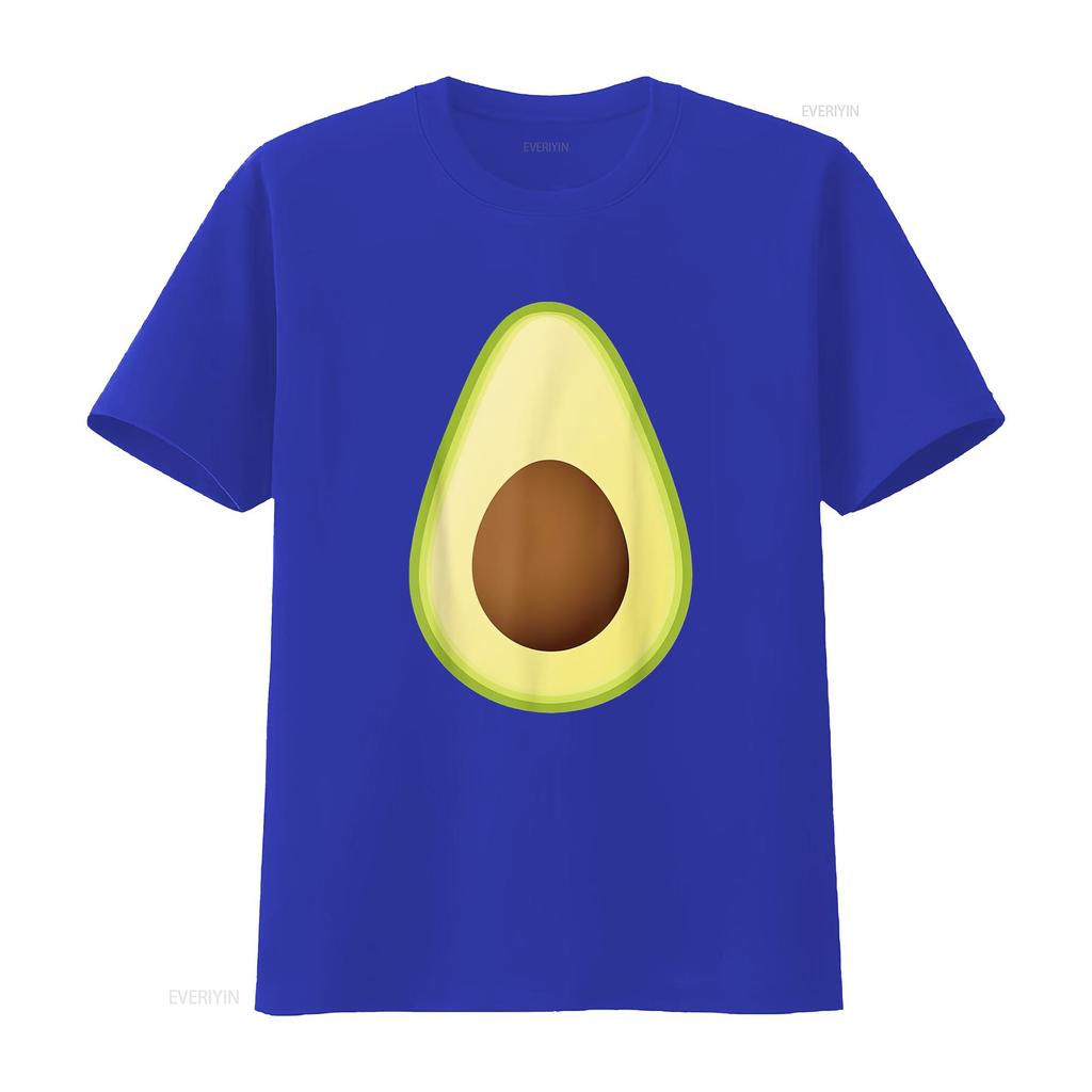 Womens Avocado Costume T Shirt Fruit Halloween Black 2XL vintage Washed Slightly Unisex Casual Breathable Stretched streetwear