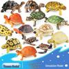 Игрушки-модели диких животных: Морская черепаха, слон и черепаха для образовательных подарков детям