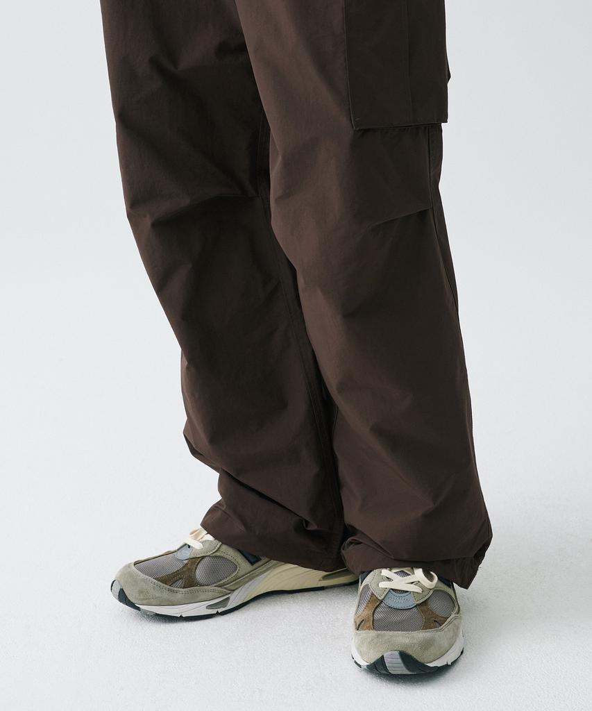 MUSINSA STANDARD [City Leisure] Np Wide Belted Cargo Pants [Baroque Brown]