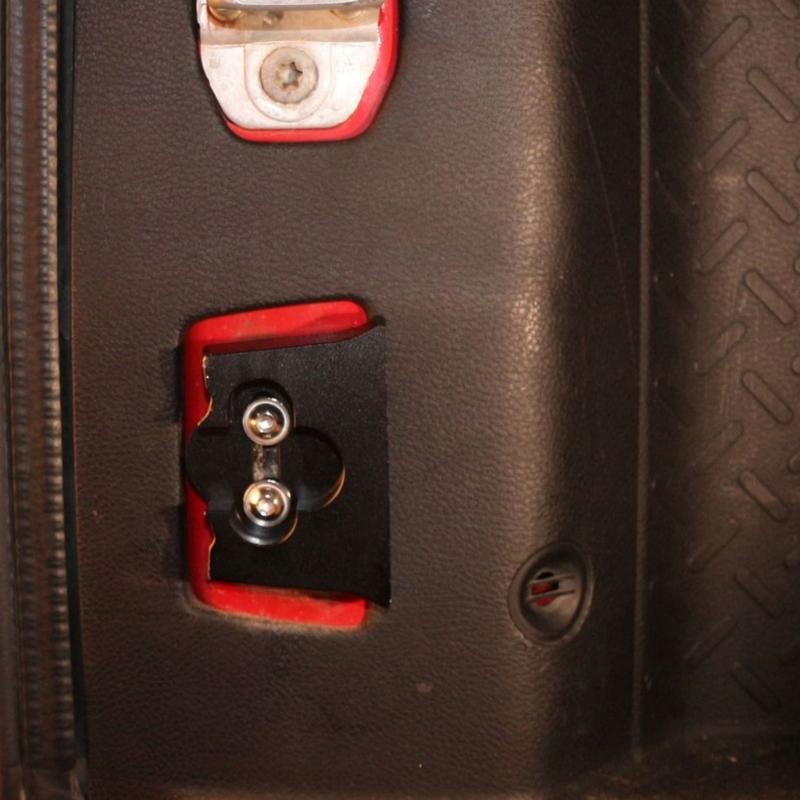 Пластиковый ограничитель задней двери, защелка задней двери, стопорный бампер, комплекты для JKU 2007-2018, внешние аксессуары