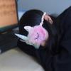 Модная 3D маска для сна с единорогом, милый мультяшный постепенный переход, плюшевый чехол для век для путешествий