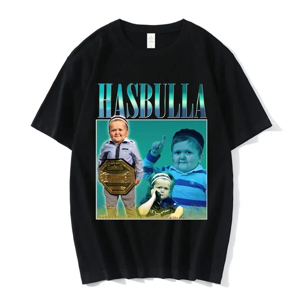 Hasbulla Magomedov Shirt Russian Blogger Doumim Short Sleeve Summer Unisexs Tshirt Funny Classic Ropa Hombre Graphic Tshirts