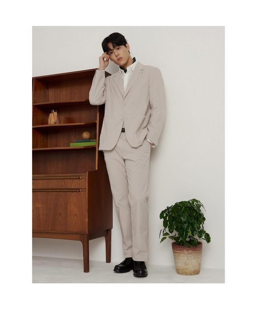 Бинполмен Текстура Установка Стандартный крой Брюки Бежевый