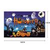 Halloween Background Cloth Horror Witch Jack-o-lantern Holiday Party Decoration Flag Photo Hanging Banners Outdoor Indoor Decor