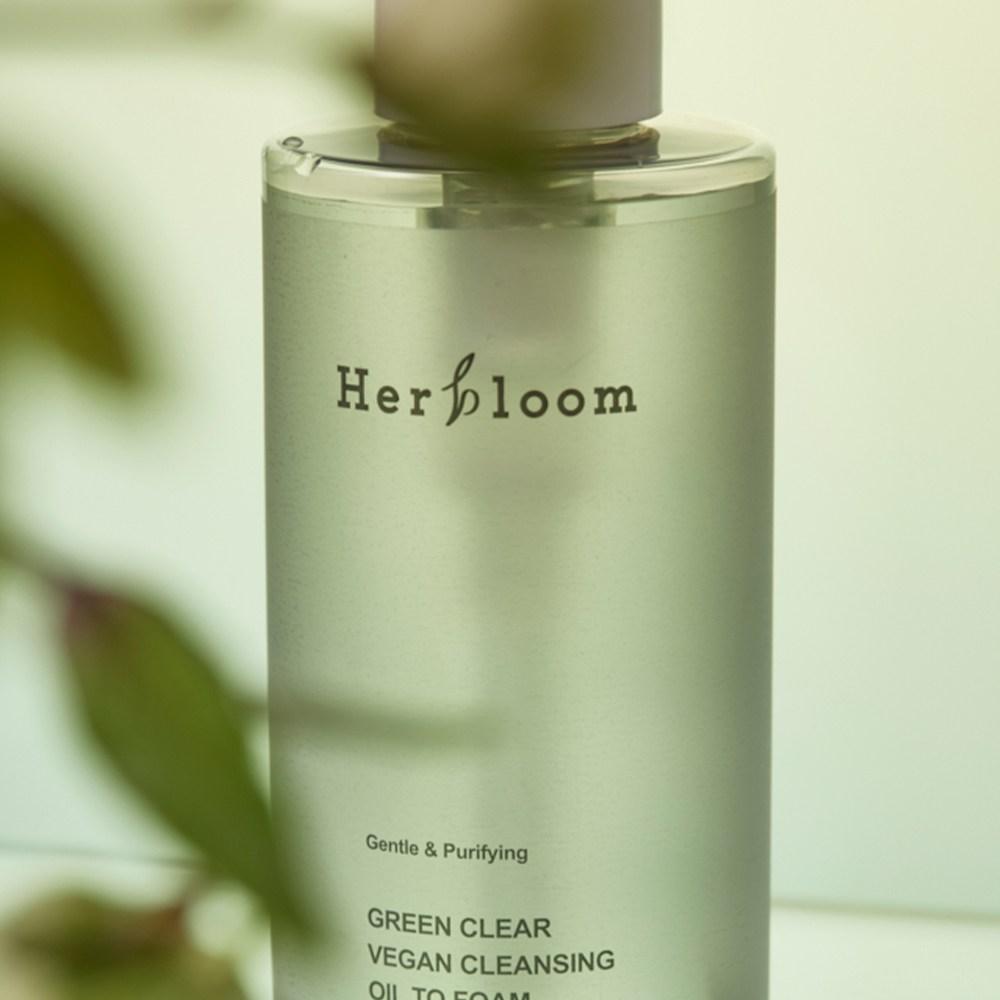 Herbloom Очищающая масляная пена Green Clear, 200 мл, 1 шт.