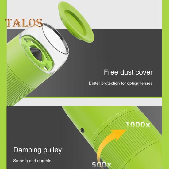 Детский микроскоп лабораторный цифровой микроскоп с подсветкой 2,0-дюймовый IPS-дисплей 200 мегапикселей биологическое насекомое монета лупа игрушечный микроскоп