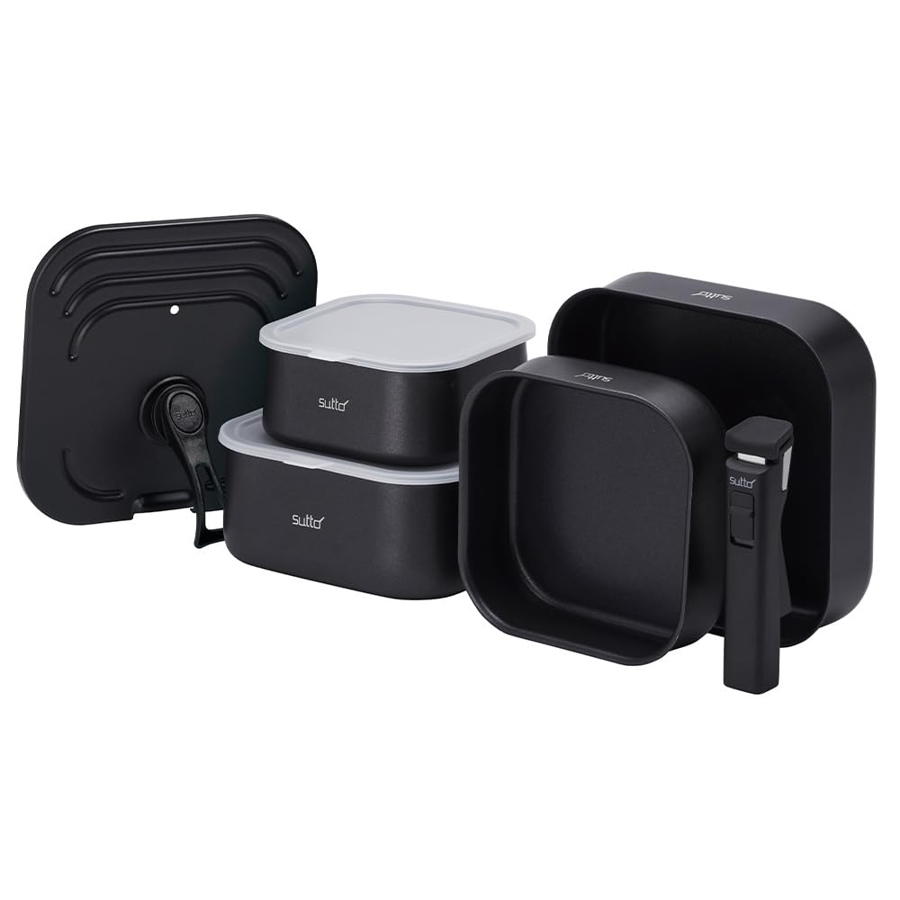 Квадратная сковорода sutto набор сковород 8 предметов IH совместимый газовый плита съемный выбираемый серия sutto черный Doshisha