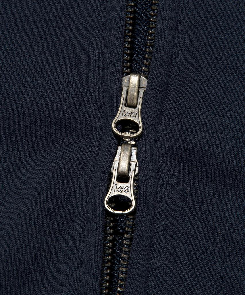 Толстовка на молнии с аппликацией логотипа Lee Denim, темно-синяя